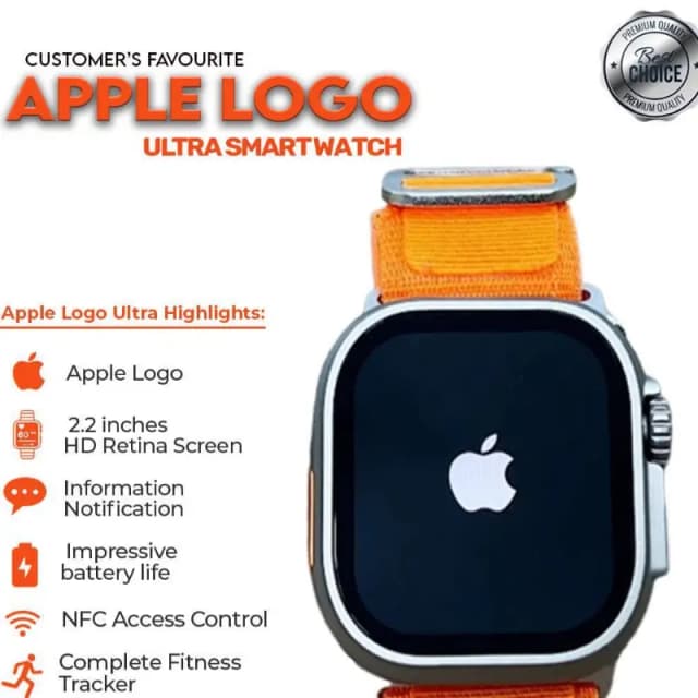 Series 8 Ultra Smart Watch in Apple Logo